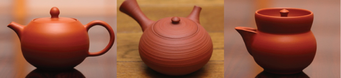 red clay teapot before baking