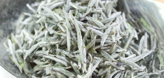 High End White Tea is in Jade Color