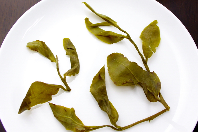 蜜香高山茶の茶殻