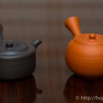 還元焼成と酸化焼成の茶器