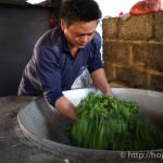 pan-frying process of pu-erh tea